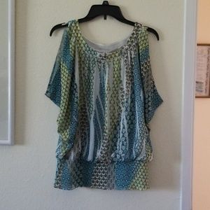 Cato Cold Shoulder Blouse